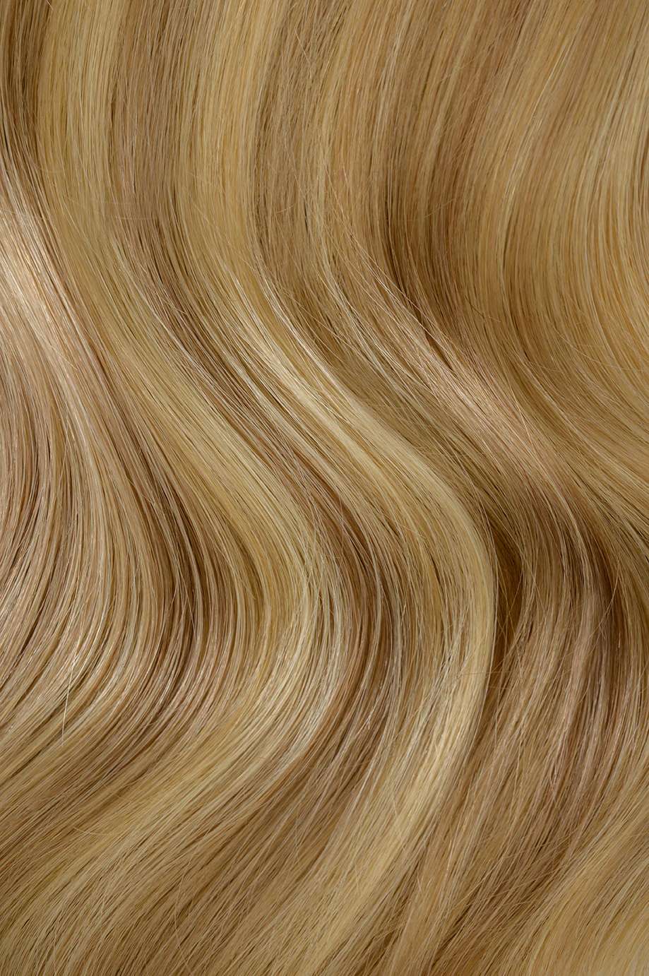 #16/22 Caramel Blonde Mix Seamless Clip In Extensions