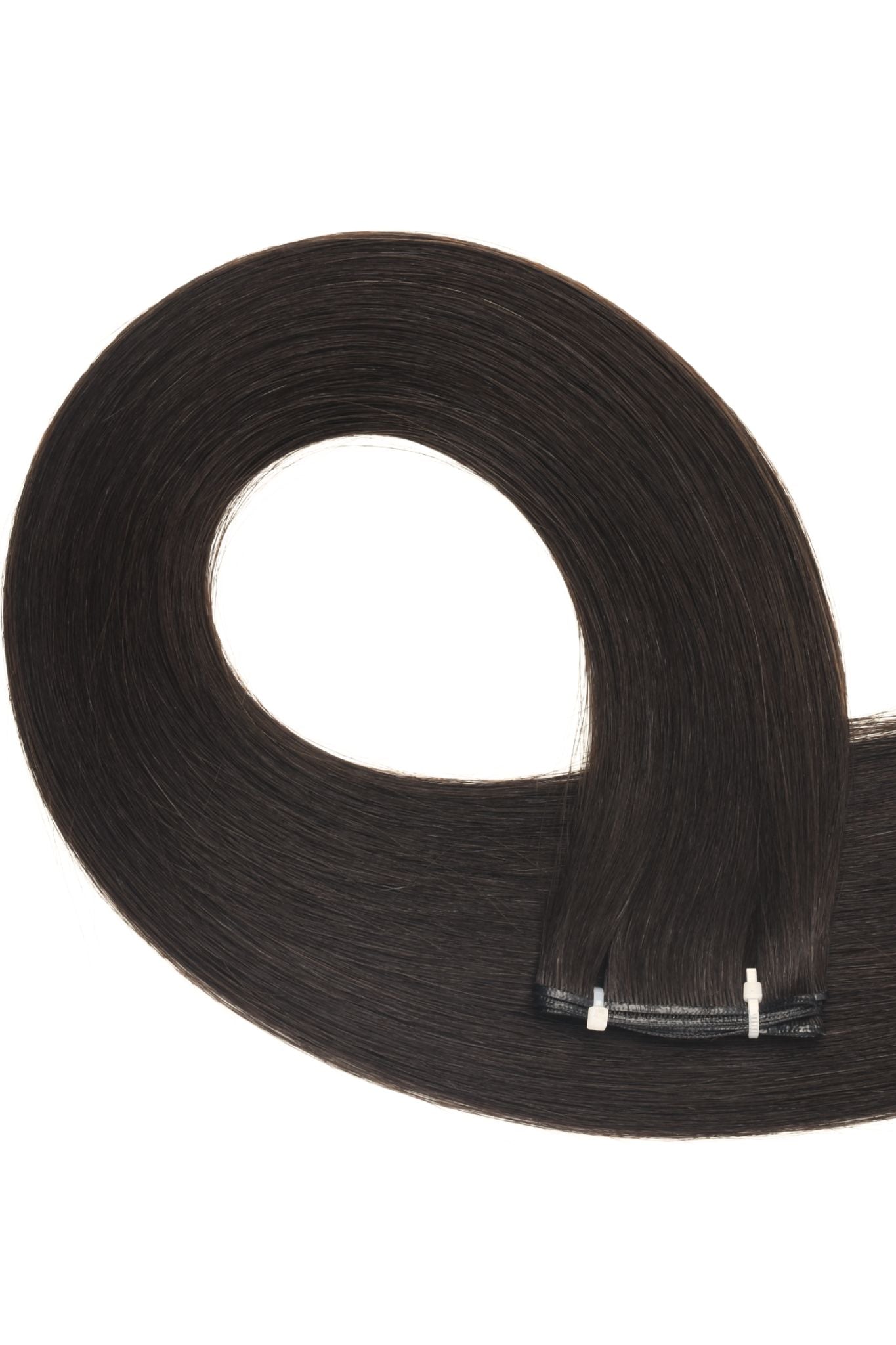 #1BL Darkest Brown Genius Weft Extensions