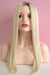 #Arctic Blonde Balayage Mono Top Human Hair Wig