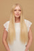 #613 Platinum Blonde Genius Weft Extensions