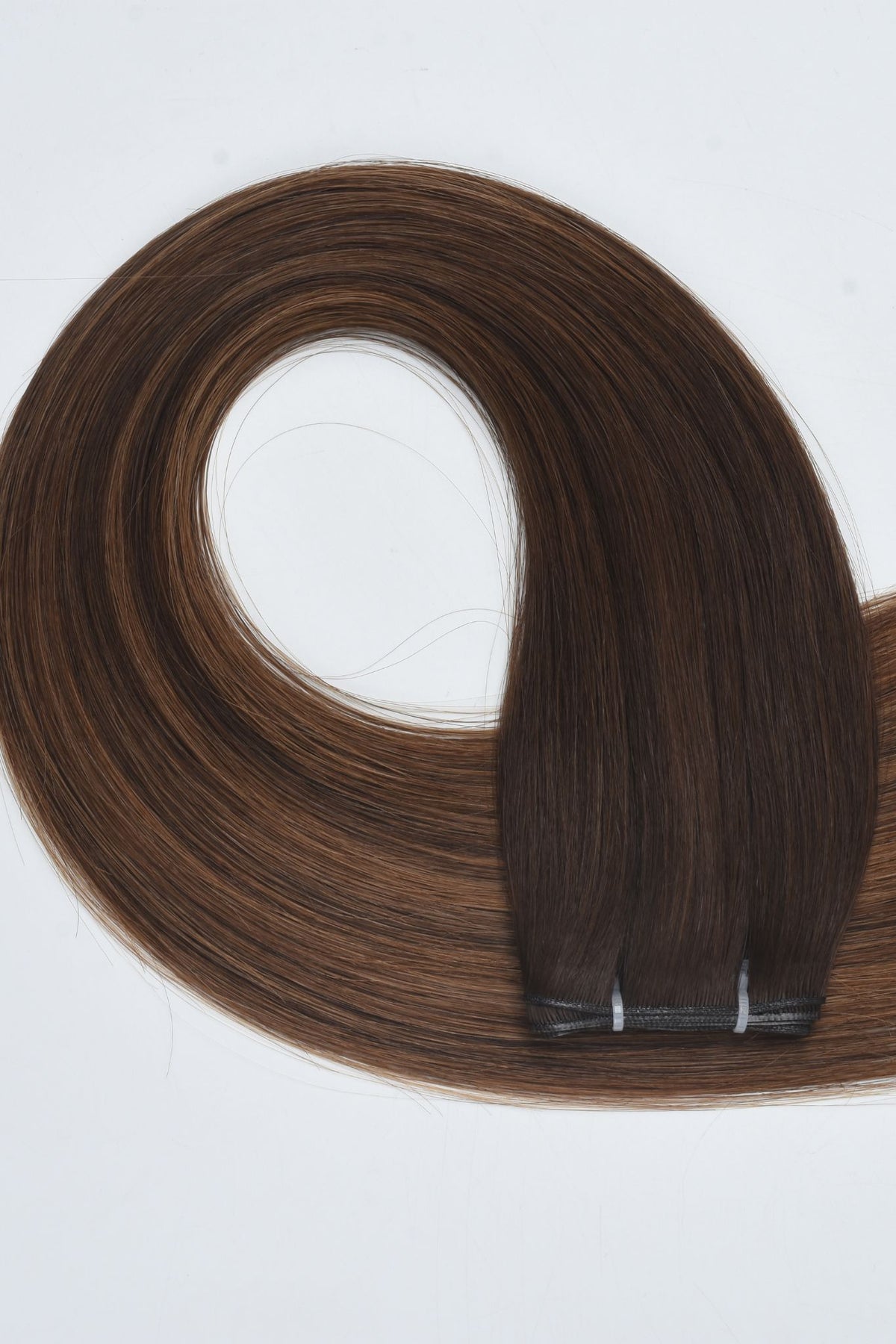 #Chocolate Brown Balayage Genius Weft Extensions