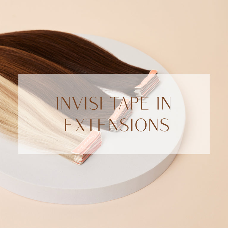 Glam Seamless invisible tape-in extensions vs regular tape-ins