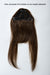 #1BL Darkest Brown Clip In Fringe Extension