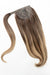 #Dark Ash Brown Balayage Ponytail Extensions