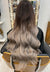 #Smokey Ombre Nano Tip Hair Extensions